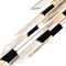 Cwi Lighting Petra Integrated LED 24in Black Chandelier with Handcrafted Glass 1723P24-17-101 - alternate 3