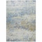 Homeroots 8' X 10' Blue Green And Ivory Abstract Washable Indoor Outdoor Area Rug 604574 - alternate 2