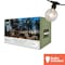 Bulbrite 14 ft, 10-Socket Decorative String Light Kit with Clear Incandescent Globe (G16) Bulbs, 14 ft, Black 810054 - alternate 4