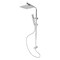 Kingston Brass Wall Mount Rain Drop Shower System with Hand Shower, Polished Chrome KSG2621D - alternate 1