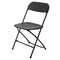Elama 4 Piece Plastic Folding Chair in Black ELM-L003B - alternate 3