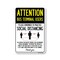 Signmission PSA, Bus Terminal Users Practice Social Distancing, 14in X 10in Rigid Plastic, OS-NS-P-1014-25380 OS-NS-P-1014-25380 - alternate 1
