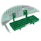 K&M Mfg Step-N-Chek Service Step for John Deere 30-60 Series Tractors 1-Step Unit LH Green 3427 - alternate 2