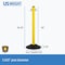 Us Weight ChainBoss Outdoor/Indoor Stanchion with 10 ft of Yellow Plastic Chain - Fillable Base, 6PK U2204YCPK6 - alternate 3