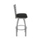 Holland Bar Stool Co 410 Jackie Stainless Steel 36in Swivel Bar Stool with Canter Espresso Seat 41036SS003 - alternate 3