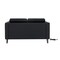 Flash Furniture HERCULES Artemis Black LeatherSoft Reception Loveseat w/2 AC Outlets/1 USB/1 USB-C Ports ZB-8921-2S-BLK-GG - alternate 7