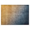 Homeroots 2' X 3' Denim and Gold Ombre Washable Non Skid Indoor Outdoor Area Rug 563709 - alternate 4