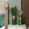 Uniquewise Set of 2 Decorative Green Tall Glass Vase - Modern Minimalist Decor for Parties, and Special QI004735.GN.2 - alternate 3