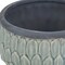 Homeroots Blue Ceramic 37 Ounce Round Distressed Pot Planter 487383 - alternate 3