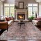World Rug Gallery Transitional Bordered Vintage Machine Washable Non Slip Area Rug 9 ft x 12 ft Multi 6026MULTI9X12 - alternate 1