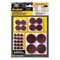 Scotch Scotch Felt Pads, SP847NA, Brown, PK24 SP847NA - alternate 1