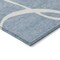 Homeroots 8' X 10' Denim Blue And Ivory Abstract Washable Indoor Outdoor Area Rug 597472 - alternate 3