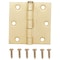 Prosource Square Corner Door Hinge, Steel, Satin Bronze, Loose Pin, 180 deg Range of Motion LR-707-PS - alternate 1