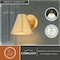Vaxcel Smith 6.25 in. H 1-Light Gold Modern Indoor-Outdoor Wall Sconce Fixture Dark Sky T0793 - alternate 3