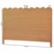 Bali & Pari Maritza Bohemian Light Honey Scalloped Rattan Pitrit King Standalone Headboard 254-14005-ZORO - alternate 6