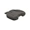Uni Pro Seat Cushion, Fits 136 or Grammer 53X Seat, Black Fabric 8173 - alternate 3