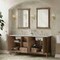 James Martin Vanities Kinnsden 72" Double Vanity, Weathered Oak w/ 3 CM Eternal Jasmine Pearl Silestone Top D680-V72-WTO-3EJP - alternate 4