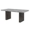Homeroots 78" Gray Wood Double Pedestal Base Dining Table 642280 - alternate 7