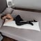 Lavish Home Charcoal Infused Memory Foam Body Pillow with Bamboo Cover Moisture Wicking Pillow, White 82-TEX1004 - alternate 3