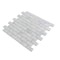 Apollo Tile 12x12 Bianco Carrara Marble Honed Floor and Wall Mosaic Tile 4.92 sqft/case, 5PK APLKB88R03HA - alternate 3