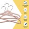 Lifemaster Pink Velvet Kids Hangers 100 Pack, 10.83" Non-Slip, Slim ABS, Swivel Hook & Notches LMVVBH100PK - alternate 4