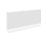 Zoro Select Wall Base Molding, 4 ft L, Snow White 820N89 - alternate 1