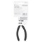 Vulcan Plier, 6-1/2 in OAL, 1.6 mm Cutting Capacity, 3.9 cm Jaw Opening, Black Handle, 3/4 in W Jaw, 2 in L Jaw JL-NP008 - alternate 2
