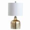 Jonathan Y Gemma 19" Glass Bell LED Table Lamp, Gold JYL1036A - alternate 3