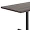 Flash Furniture Bennett 30 in x 48 in Solid Wood Indoor Tabletop in Dark Brown with 23.75 in x 29.5 in Dining Height GSF-REC3048-DKBRN-T2230-GG - alternate 5