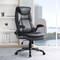 Office Star Products Exec Bonded Lthr Seating Office Chair, Charcoal / Titanium ECH17057-EC42 - alternate 3