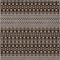 Homeroots 9' X 12' Chocolate Taupe And Copper Tribal Washable Indoor Outdoor Area Rug 582558 - alternate 3