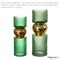 Uniquewise Set of 2 Decorative Green Tall Glass Vase - Modern Minimalist Decor for Parties, and Special QI004735.GN.2 - alternate 4