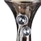 Homeroots 16" Ornate Faux Crystal Tabletop Pillar Candle Holder 468335 - alternate 3