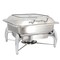 Megachef 6.3 Quart Stainless Steel Rectangle Professional Chafing Dish/Buffet Server Serving Dish MG-430702 - alternate 3