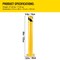 Vevor Safety Bollard Steel Bollard Post Yellow Pipe Steel Barrier 48" H 5.5" D BP-48-5.5 - alternate 3