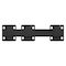 National Hardware Modern Drop Bar Latch, 8-3/32 in L, 1-11/32 in W, Steel, Black N166-023 - alternate 3