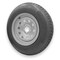 Steelbull - Steel Master SteelBull ST235/80R16 16 Ply TL Highway Rib Tire on a 8 on 6.5 Bolt Silver Eight Spoke Wheel 599371SBSIL - alternate 2