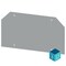 Siemens ALPHA 630 Universal Flange plate floor-mounted distribution board IP43 W=300 8GK9120-0KK10 - alternate 2