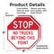 Signmission Stop No Trucks Beyond This Point, 6 inch X 6 inch, Plastic Sign, 2PK OC-P-2PACK-6-313 - alternate 4