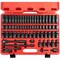 Neiko 0.375 in Dr. Impact Socket Set, Metric and SAE, Shallow & Deep, Swivel Sockets 02471A - alternate 1