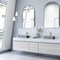 Vigo Segovia Gothic Gray Concreto Stone 16 in. L x 12 in. W x 4 in. H Rectangular Vessel Bathroom Sink VG04064 - alternate 3