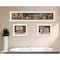 Homeroots Set Of Three COUNTRY BATH White Framed Print Bathroom Wall Art, 3PK 415728 - alternate 4
