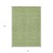 Homeroots 3' X 5' Green Black And Ivory Geometric Washable Indoor Outdoor Area Rug 596728 - alternate 4