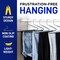 Lifemaster Metal Pants Hanger Set, Non-Slip, Space-Saving, Rubber-Coated, Black, 20PK LMHNMT22 - alternate 4