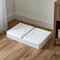 Simplify Stackable Storage Bin with Built in Wheels in White 23302 - alternate 4