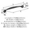 Amerock Fairfield 6-5/16 inch (160mm) Center-to-Center Matte Black Cabinet Pull, 10PK 10VMP37222FB - alternate 2