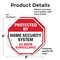 Signmission Protected By Home Security System 2, 6 inch X 6 inch, Vinyl Decal, 2PK OC-D-2PACK-6-169 - alternate 4