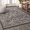 Jonathan Y Malta Bohemian Medallion Textured Weave Black/Gray 3 ft. x 5 ft. Indoor/Outdoor Area Rug SMB104C-3 - alternate 2