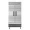 Koolmore 39 in. Commercial Stainless Steel 2-Door Reach-In Refrigerator, 30 cu. ft. RIR-2D-SS35C - alternate 1