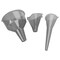 Performance Tool 3-Piece Clear View Funnel Set W4093 - alternate 4